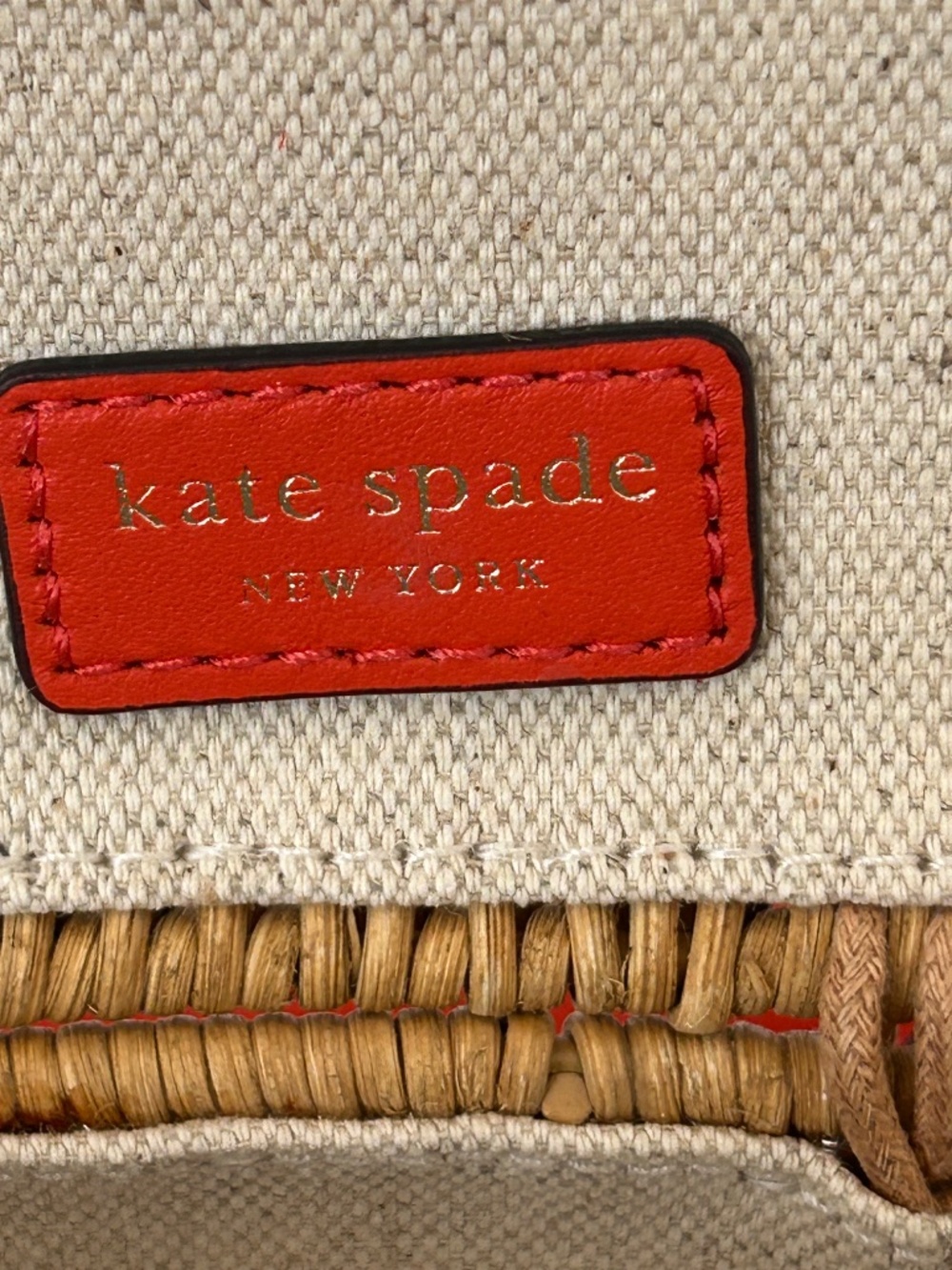 NWT Kate Spade Wicker Elephant Crossbody Bag - Picture 6 of 7